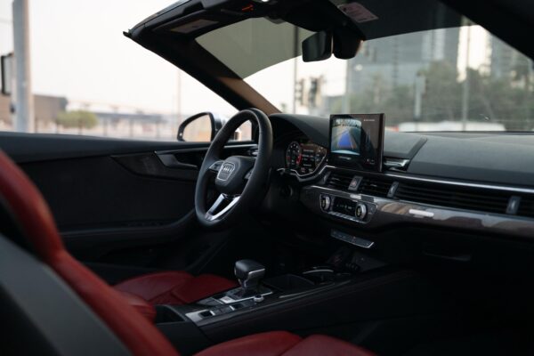 Audi S5 White Convertible 2024 - Image 8