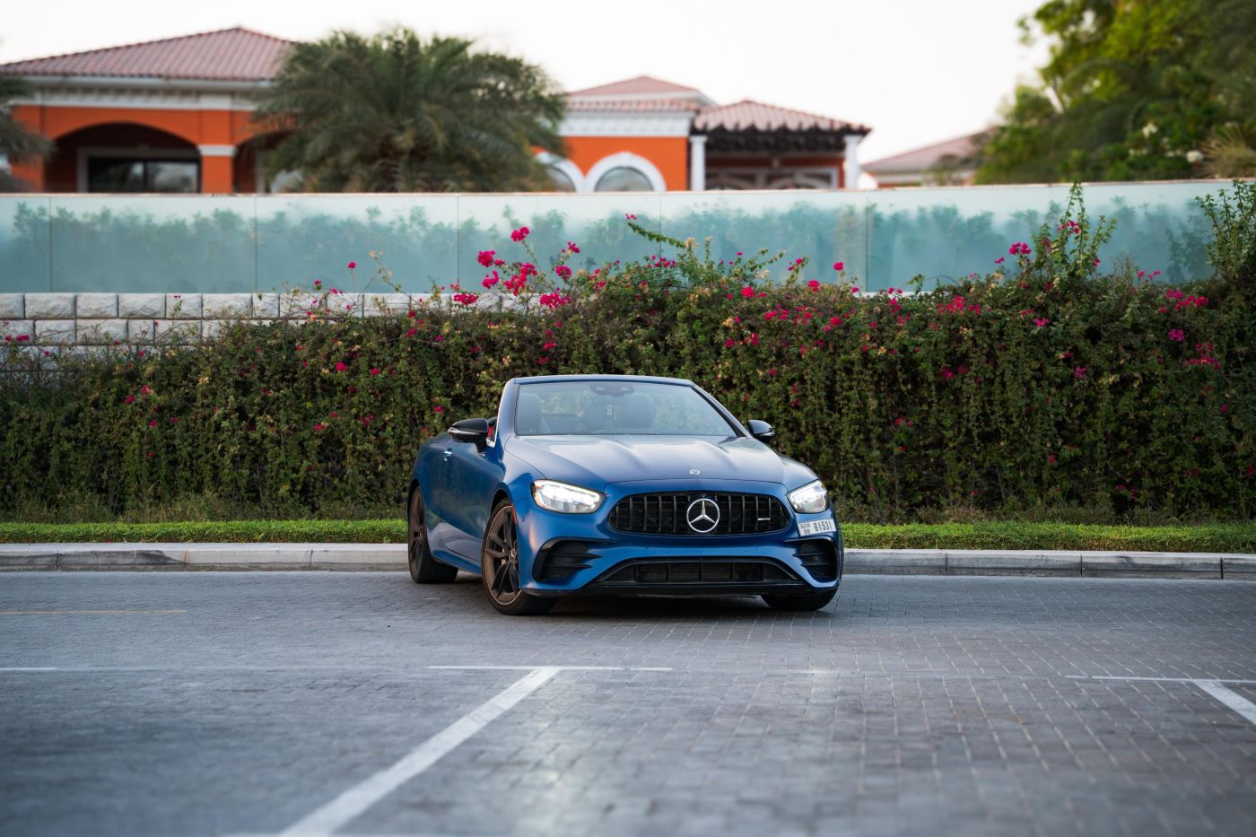 Mercedes AMG E53 convertible AOZ car rental dubai