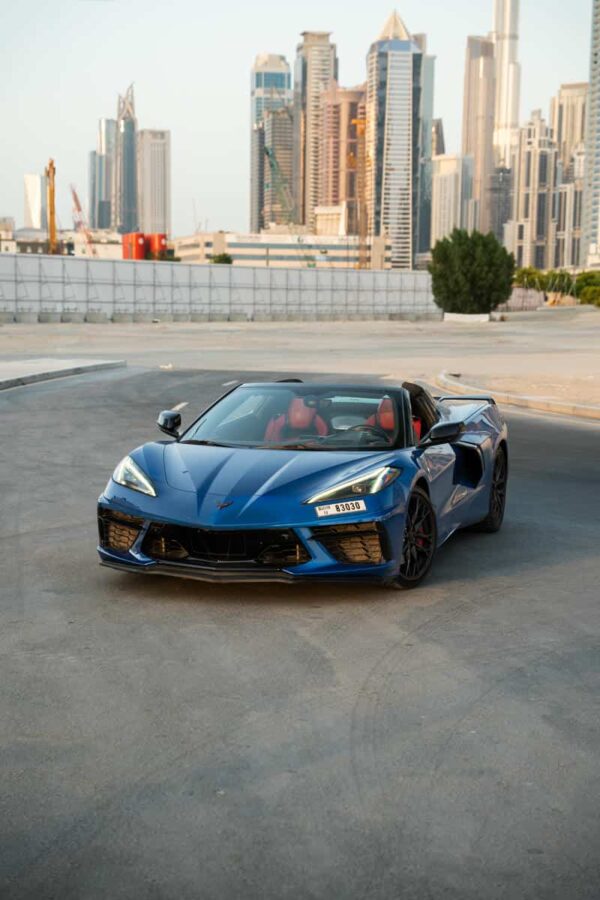 Corvette C8 Blue Convertible 2024 - Image 6
