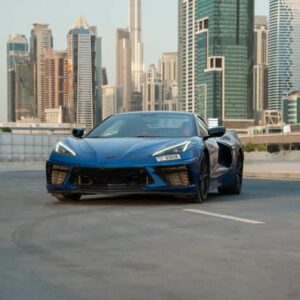 Corvette C8 Blue Convertible 2024