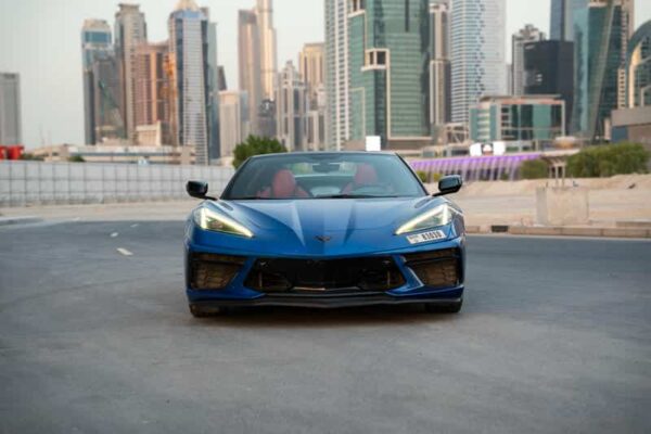 Corvette C8 Blue Convertible 2024 - Image 7