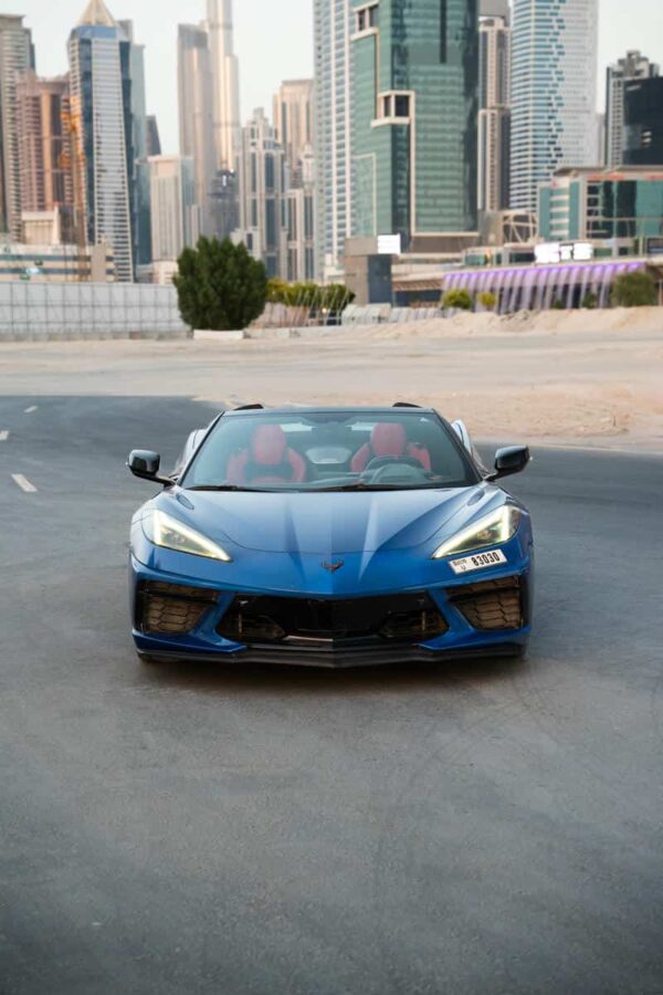 Corvette C8 Blue Convertible 2024 - Image 8